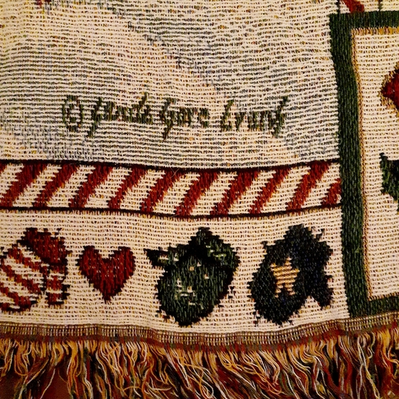 Christmas Throw with Snowmen it is 60×48 and in Excellent Condition! - Picture 4 of 5